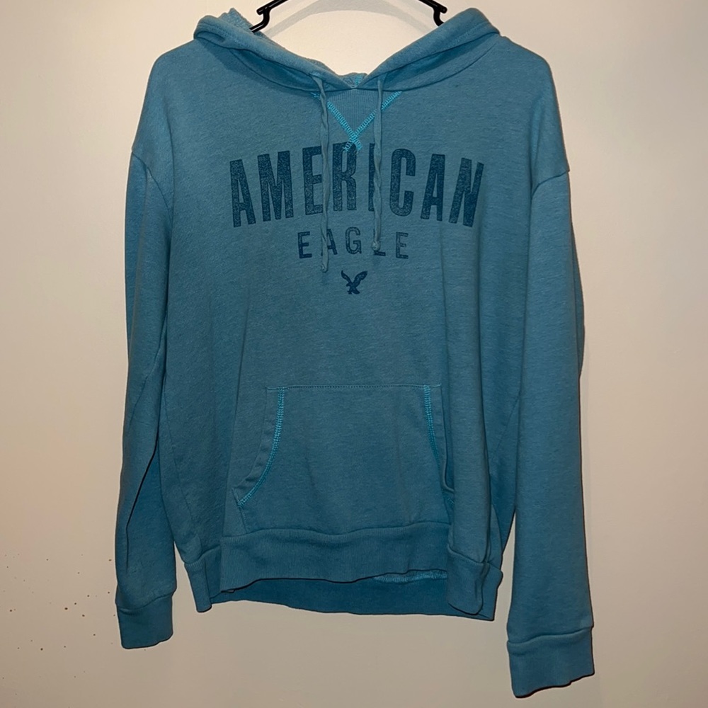 American Eagle Outfitters Blue Hoodie Womens Large